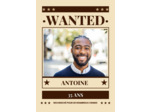 Feuille comestible Western Wanted avec photo