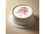 Photo comestible pour gâteau princesse