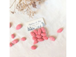 Sachet de pralines roses personnalisé – Cadeau invité baptême