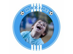 Disque sucre ou azyme - Equipe de foot photo
