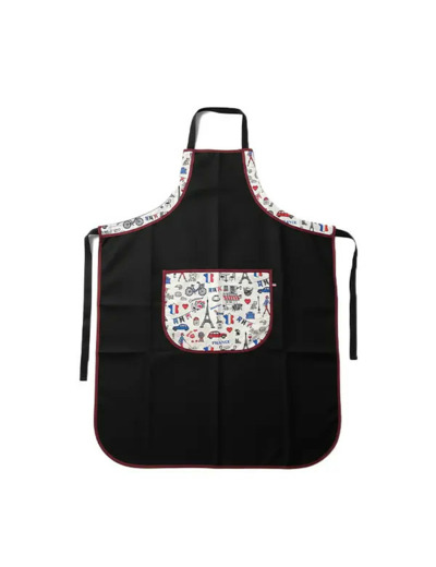 Tablier à Coulisse - Noir & Cocorico