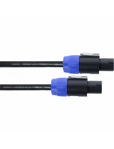 Cable speakon/speakon cordial 5m