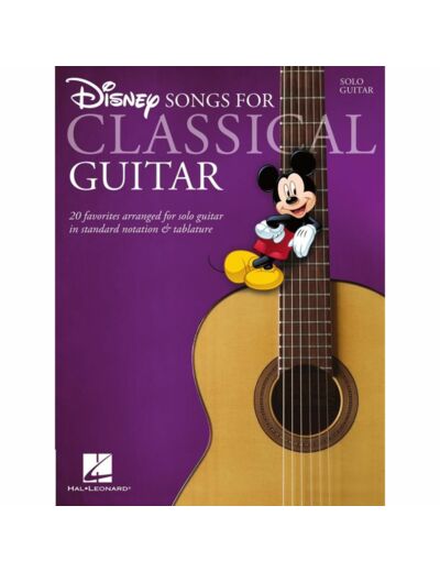 Disney songs for classical guitar