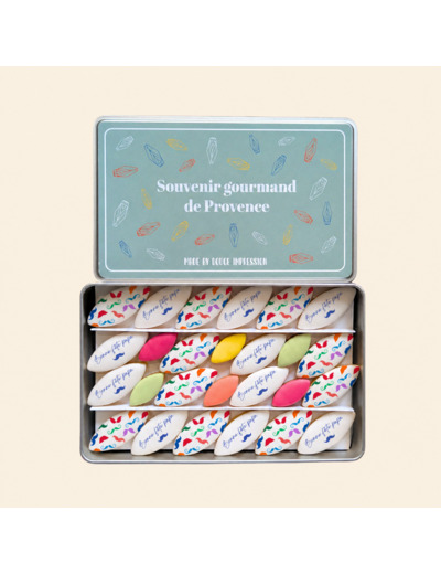 Coffret métal 26 calissons - Fête des pères