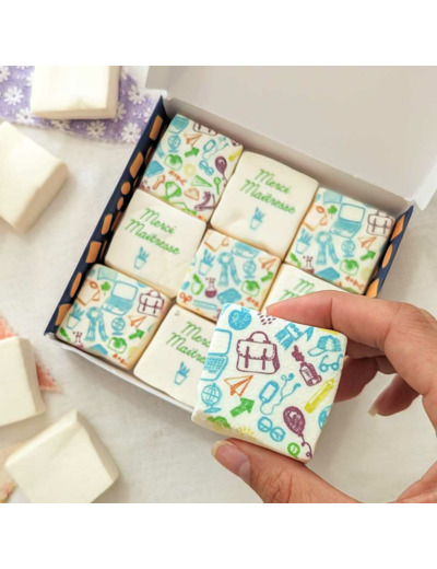 Coffret 9 Guimauves - Collection merci maitresse