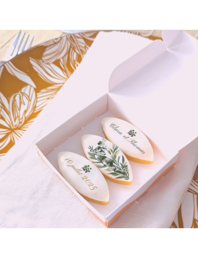 Coffret de calissons personnalisés – cadeau invité mariage Olivier