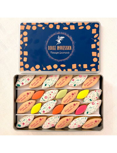 Coffret métal 26 calissons - Fête des mères