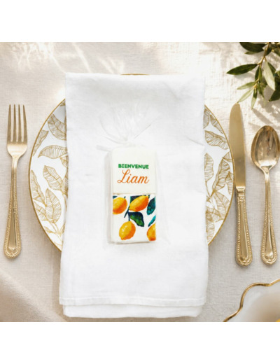 Guimauves personnalisées – Mariage Citrons