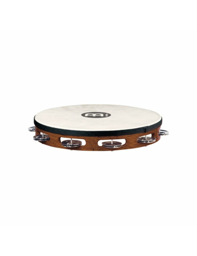 Tambourin meinl bois avec peau brun