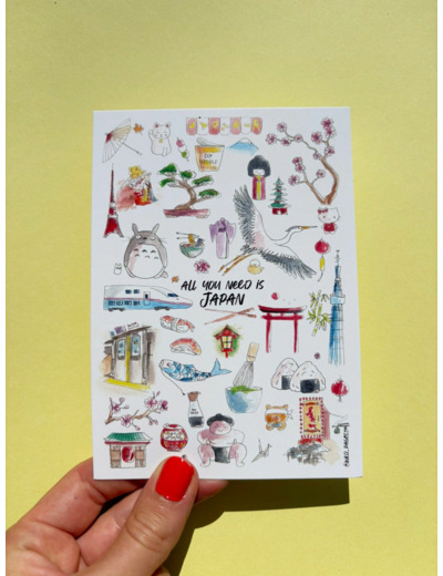 Carte postale La Japonaise