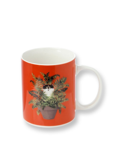 Mug en Céramique avec Illustration de Chat par Kim Haskins