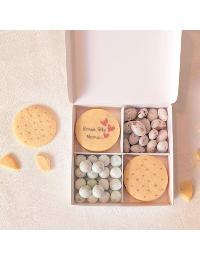 Coffret biscuits et chocolats - Cadeau Maman - CRUNCHY