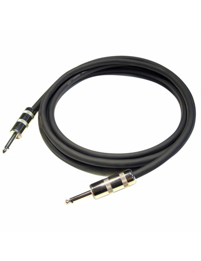 Cable hp kirlin 5m jack-jack noir