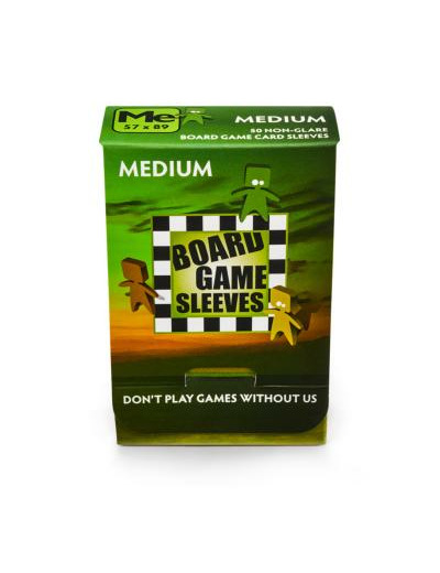 Board game sleeves - nonglare - medium - 57x89mm (x50)