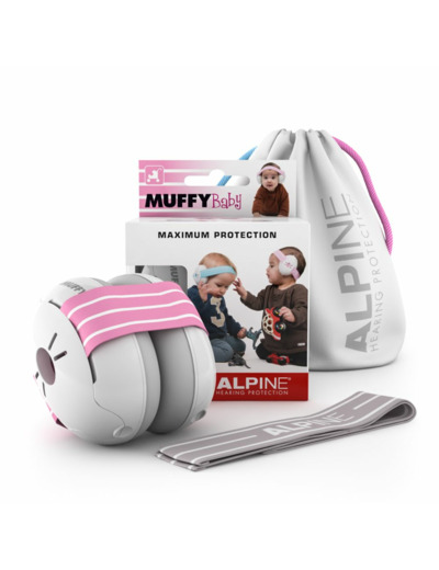 Casque alpine muffy baby rose