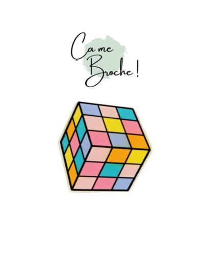 Broche Rubik’s cube