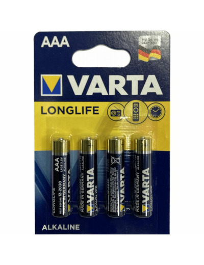 Pack 4 piles lr06/aa varta