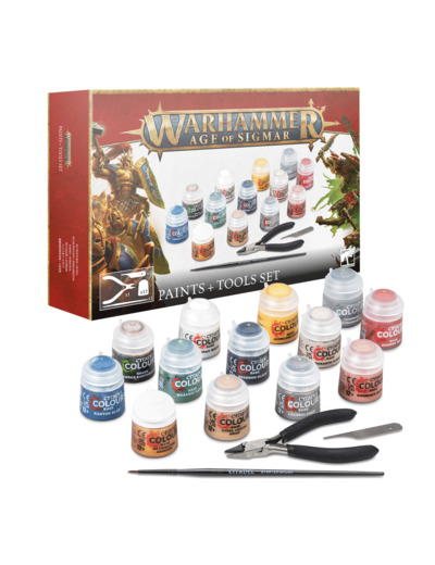 Warhammer age of sigmar: set peintures + outils