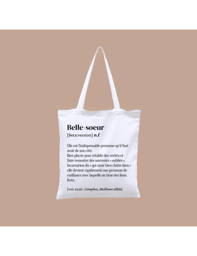 Tote bag Hindbag Belle soeur