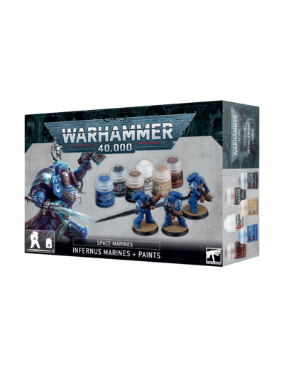 Space marines: set infernus marines + peinture