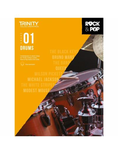 Trinity rock and pop drums grade 1