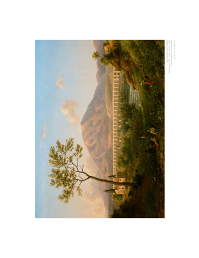 Reproduction Jean-Joseph-Xavier Bidauld - Vue de l'aqueduc de Carpentras - 40 X 60 cm