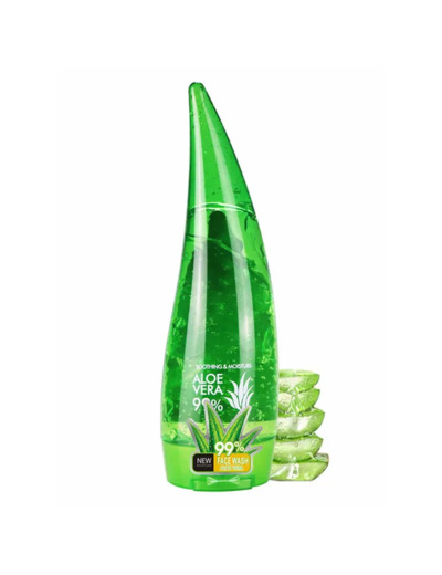 Gel d'Aloe Vera 99% - Soin apaisant et hydratant 260 ml | Sans paraben, silicone, ni sulfate