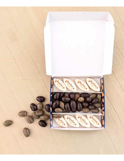 Coffret Le Provençal - Calissons personnalisés et olivettes