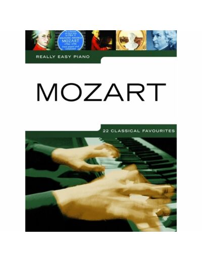 Livre really easy piano : mozart
