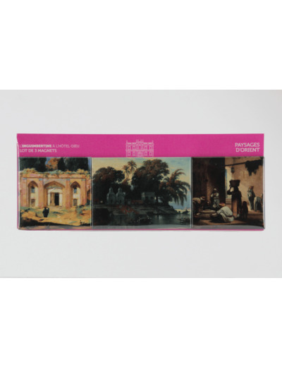 Set de 3 magnets - Paysages orientalistes