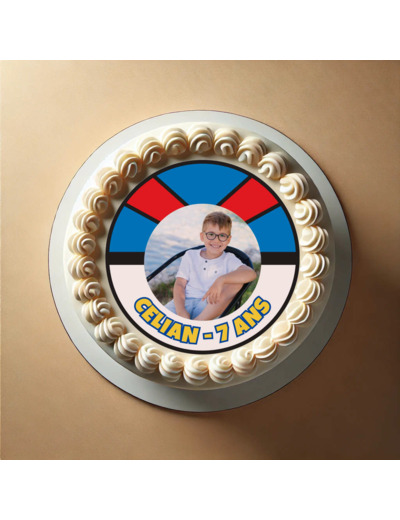 Photo gâteau thème Manga