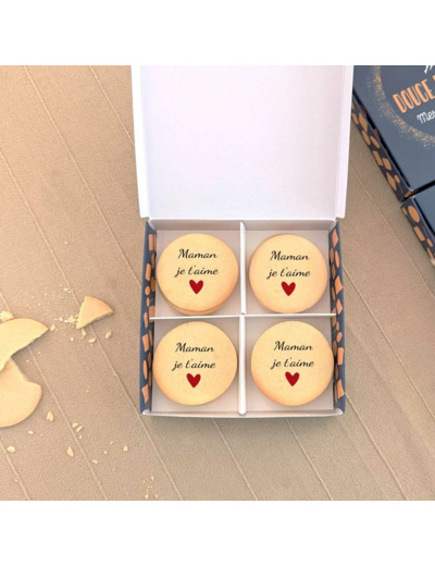 Boite 12 Biscuits personnalisés