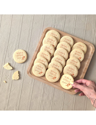 Biscuits personnalisés – cadeau invité mariage