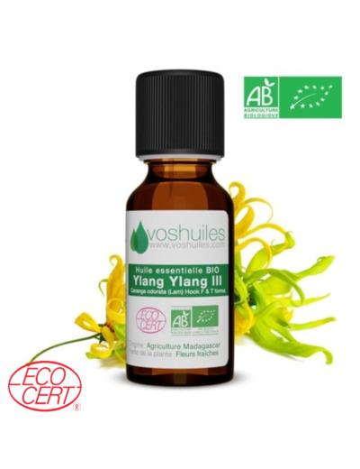 Huile Essentielle BIO d'Ylang Ylang III