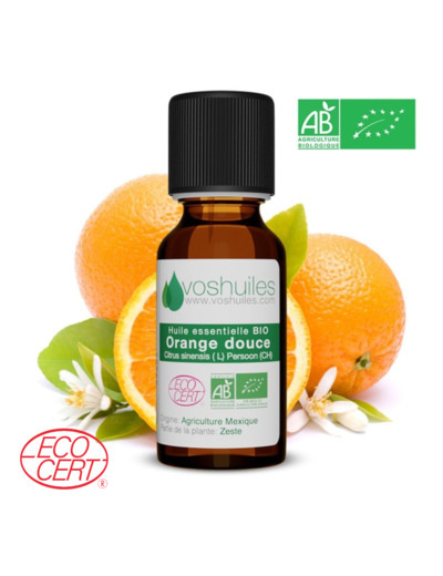 Huile Essentielle BIO d'Orange douce