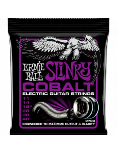 Ernie ball cordes elec cobalt 11-48