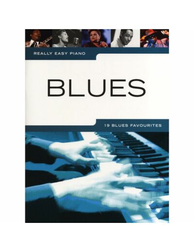 Livre really easy piano : blues