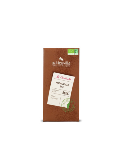 Tablette Bio lait 50% Madagascar