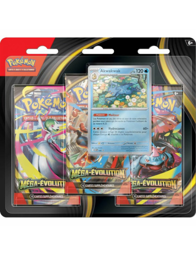 Pokemon tripack me01 pack 3 boosters