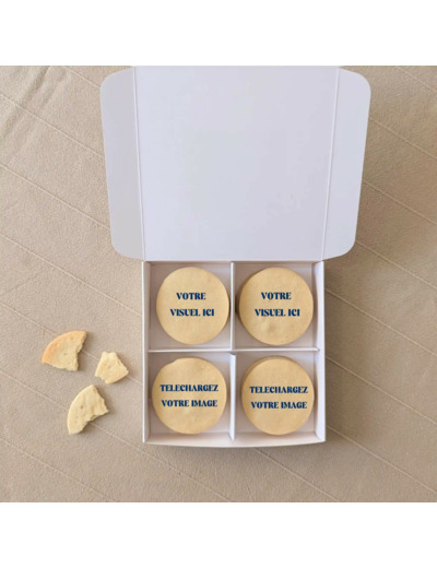 Boite 12 Biscuits personnalisés - Télécharger votre image