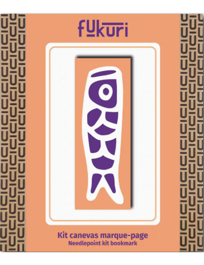 Kit Canevas - DIY -  marque page Koinobori