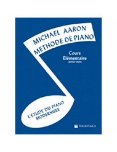 MÉthode de piano - cours ÉlÉmentaire 1er volume