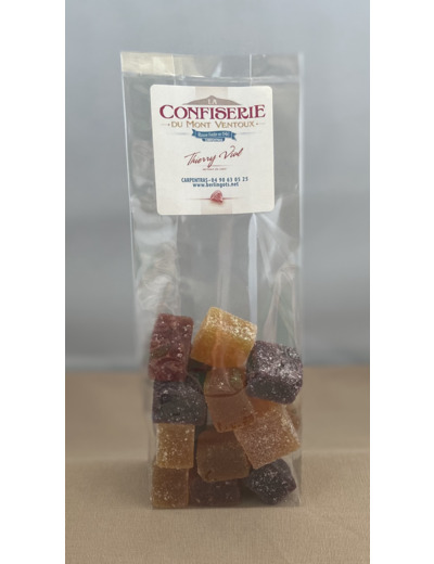 Pâtes de fruits carrées, 200g