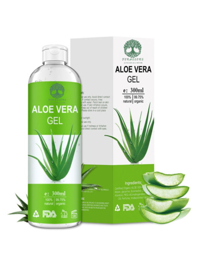 Gel apaisant à l'aloe vera - Soin réparateur visage et corps.